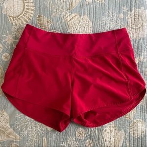 Lululemon speed up short 4inch inseam size 6